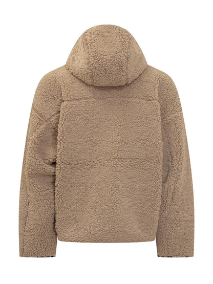 Diesel Diesel Herr Teddy Zip Logo Jacka Beige