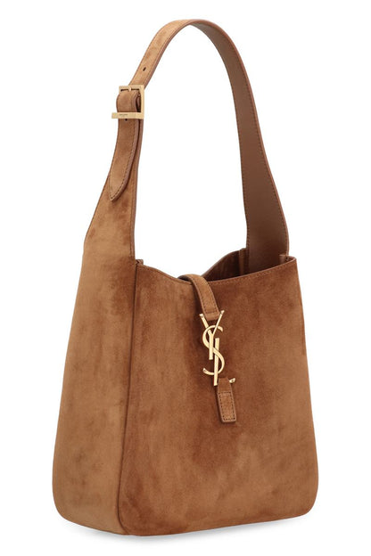Saint Laurent Le 5 À 7 Piccola Handväska i mocka
