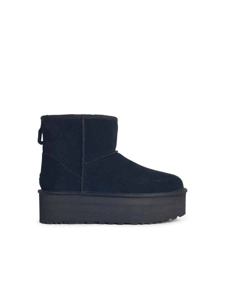 UGG 'Classic Mini Platform' Svarta Mockastövlar