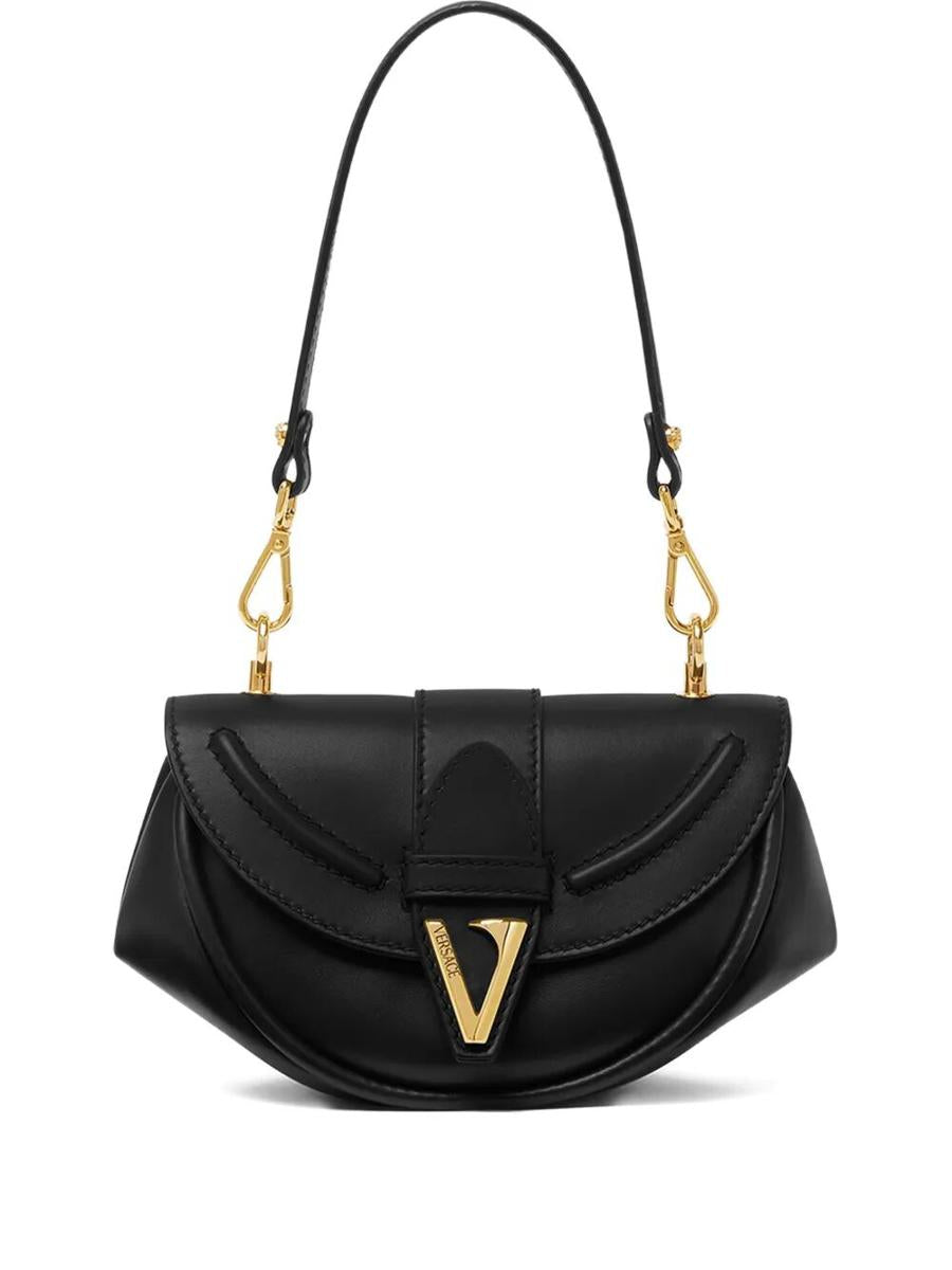 Versace "Virtus" Liten Axelväska Kalvskinnsväskor