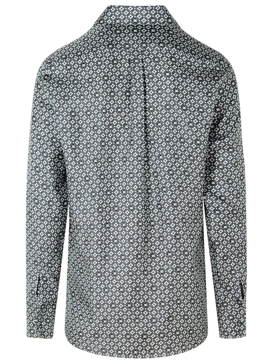 Dolce &amp; Gabbana svart sidenskjorta