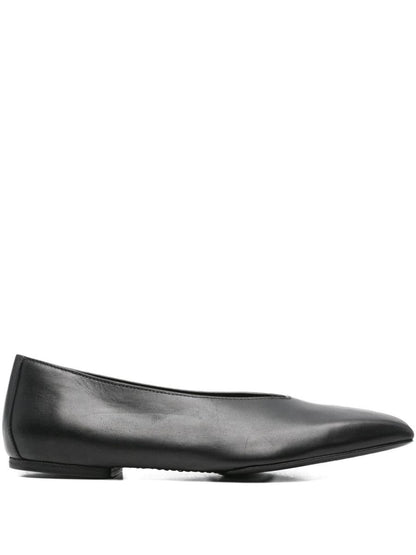 Rick Owens läderbalettskor