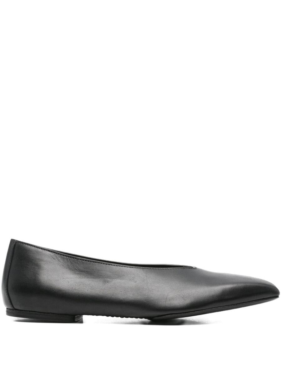 Rick Owens läderbalettskor