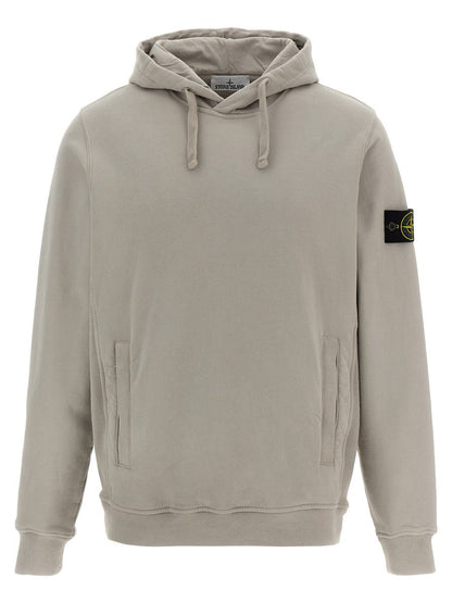 Stone Island-huvtröja med logotypmärke
