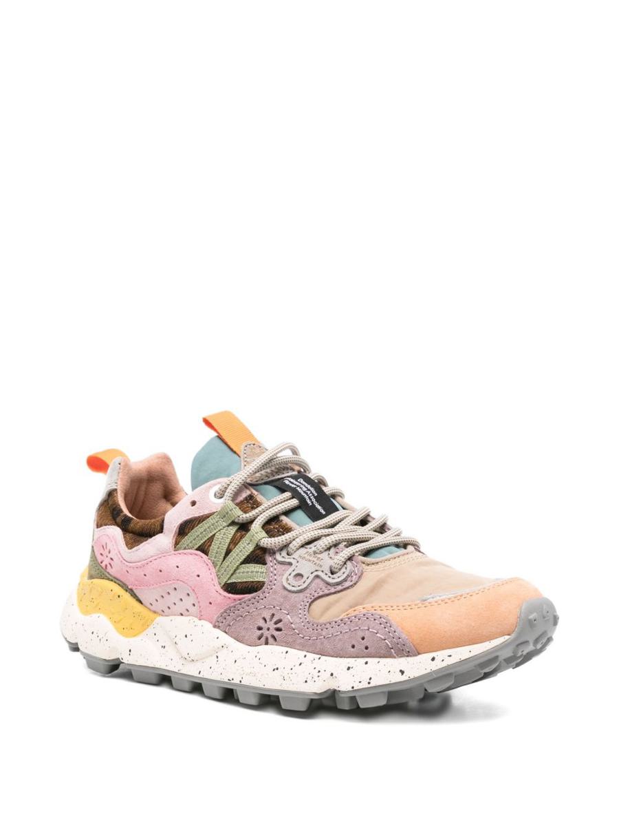 Blommiga bergssneakers