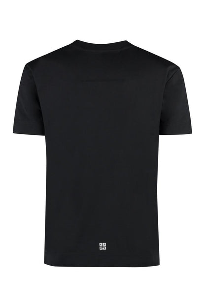 Givenchy bomulls-t-shirt med rund hals