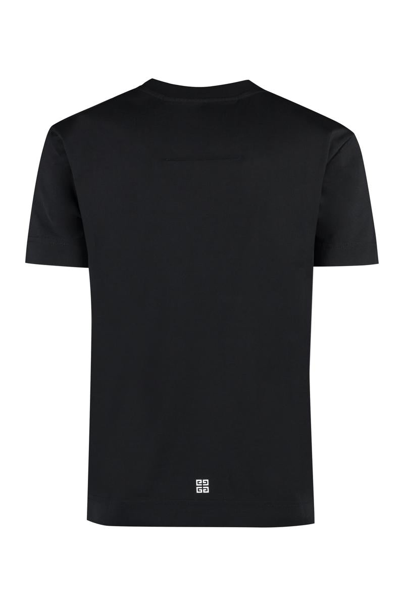 Givenchy bomulls-t-shirt med rund hals