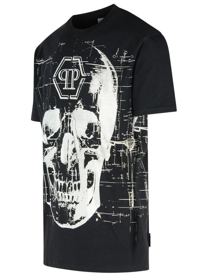Philipp Plein svart bomulls-T-shirt