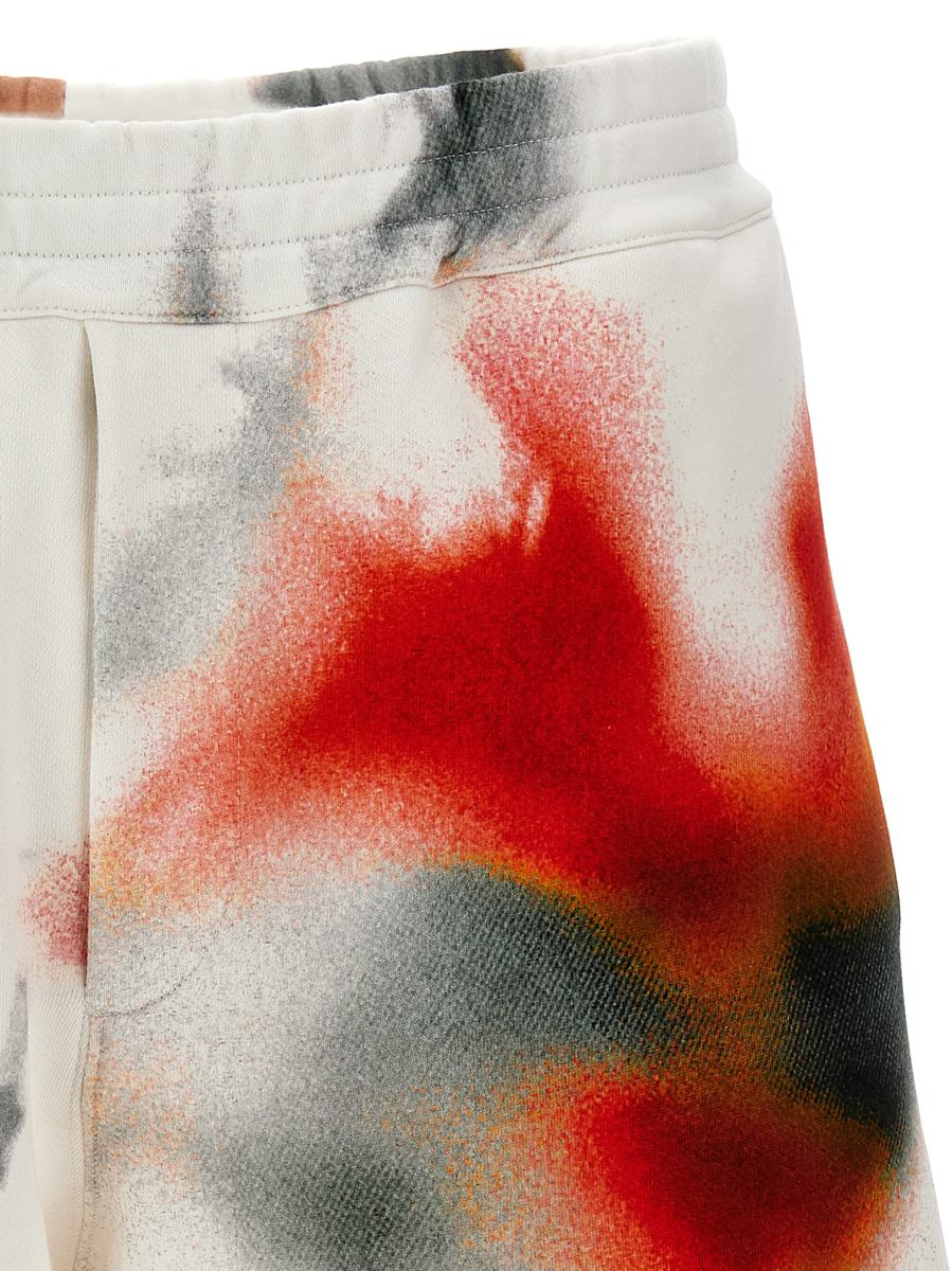 Alexander McQueen Bermudashorts med 'Obscured Flower'-motiv