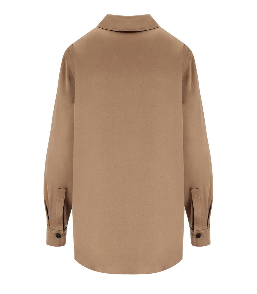 Stine Goya Beige Satinskjorta