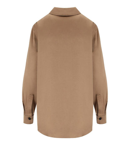 Stine Goya Beige Satinskjorta