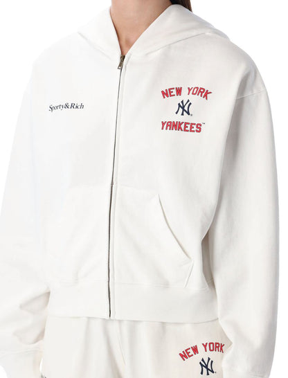 Sportig &amp; Rik Homerun Cropped Zip Hoodie