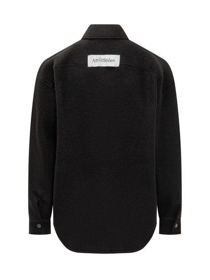 Amish Amish Overshirt Svart Herr