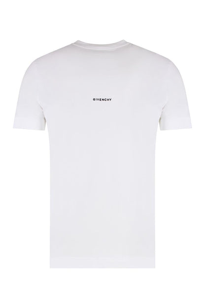 Givenchy bomulls-t-shirt med rund hals