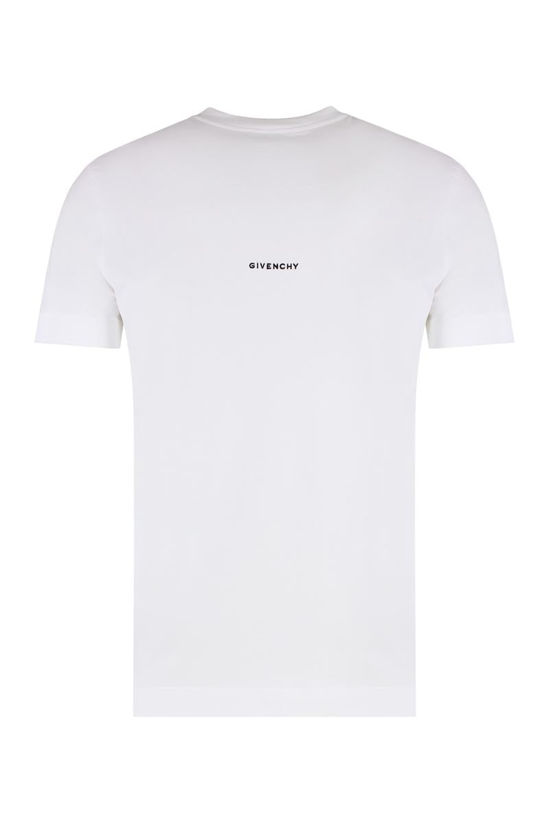 Givenchy bomulls-t-shirt med rund hals