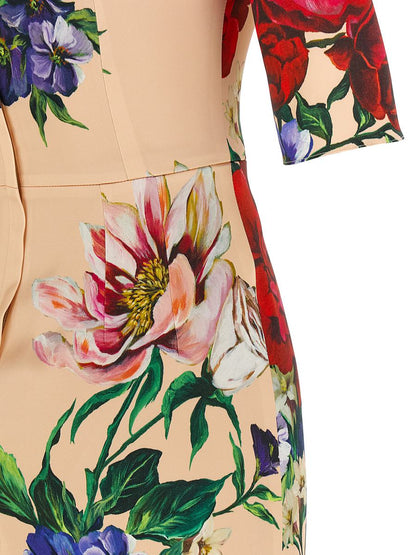 Dolce &amp; Gabbana Blommig Klänning