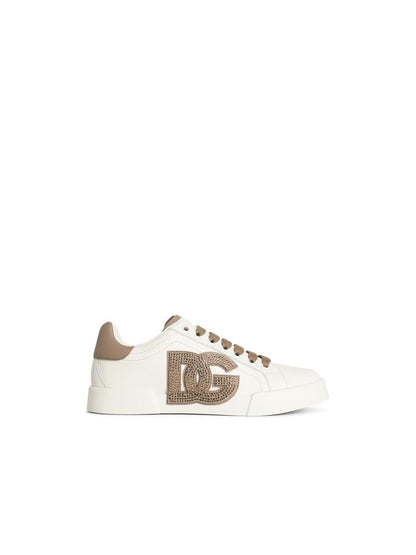 Dolce &amp; Gabbana 'Portofino' Vita Sneakers i Kalvskinn