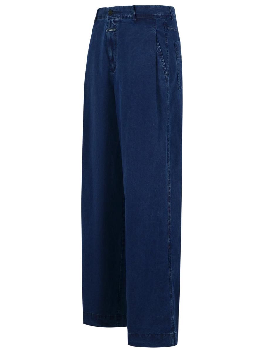 Stängda 'Wrenna' blå denimjeans