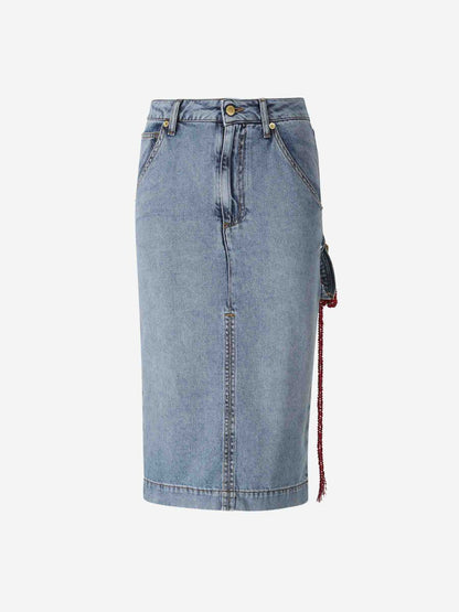 Darkpark Denim Midikjol