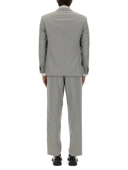 Hugo Boss Slim Fit Kostym Med Randigt Mönster