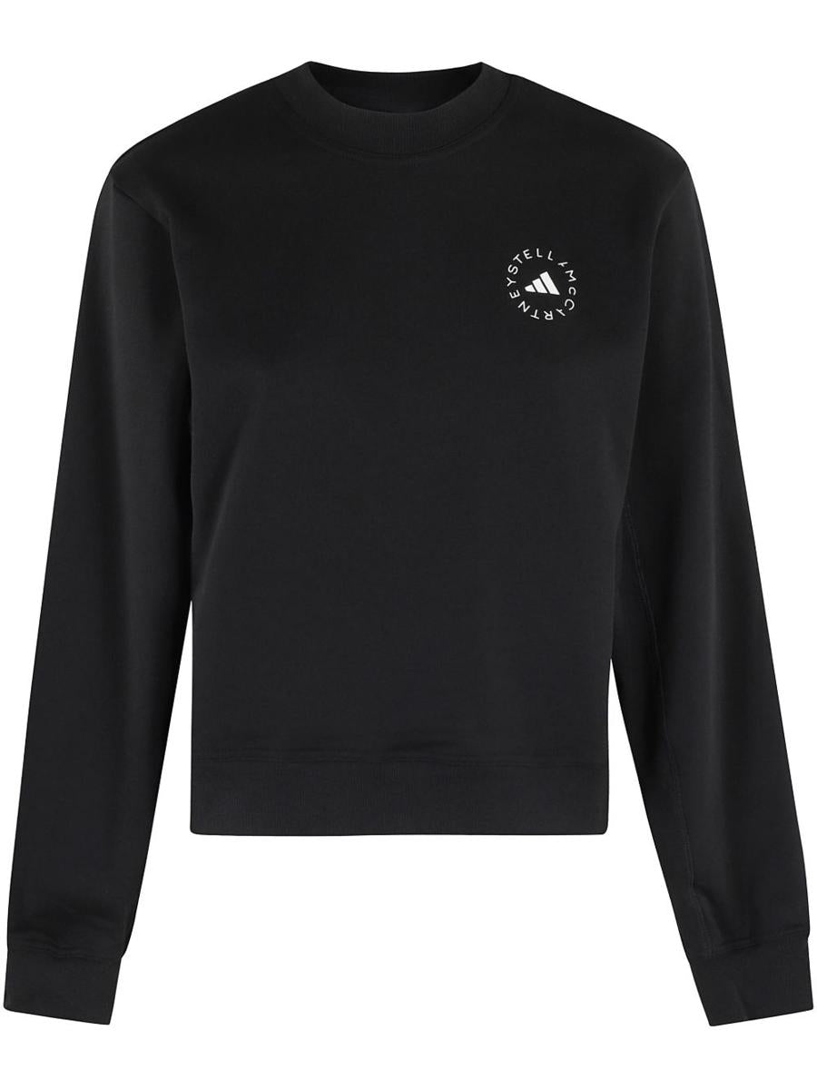 Adidas By Stella McCartney Logo Tröja i ekologisk bomull
