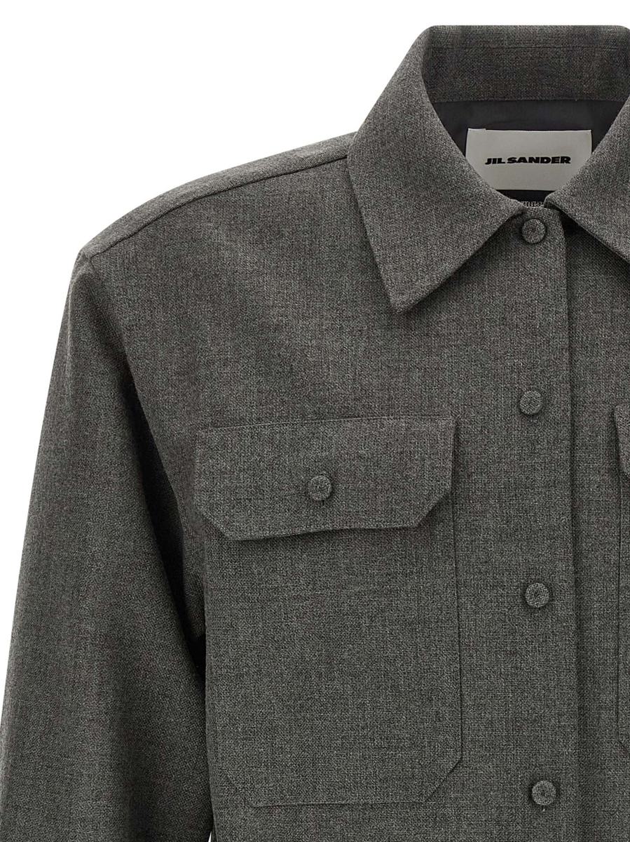 Jil Sander Canvas-skjorta