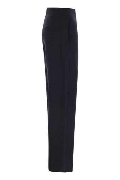 Max Mara Pompeo - Bomullsbyxor med logotyp