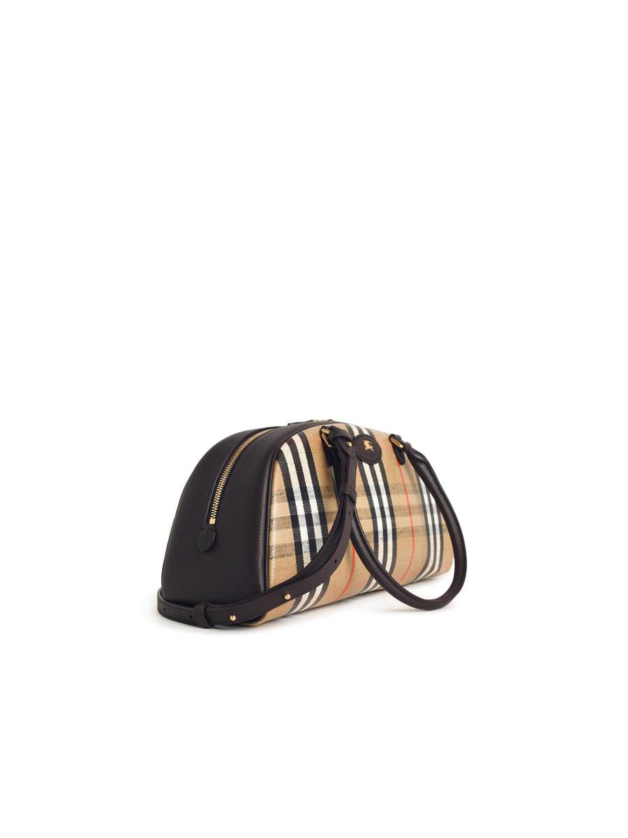 Burberry 'Highlands' bowlingväska i läderblandning