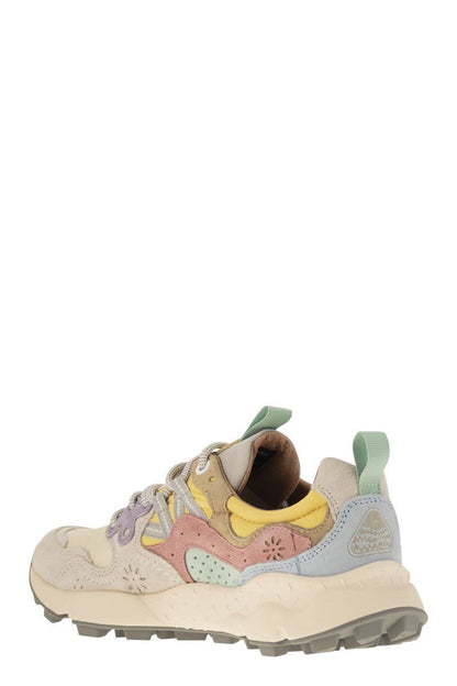 Flower Mountain Yamano 3 - Sneakers i mocka och tekniskt tyg