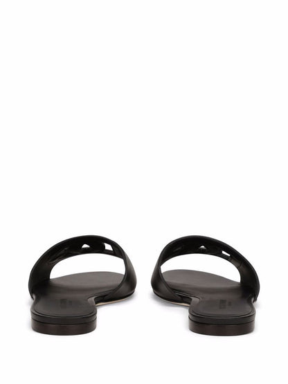 Dolce &amp; Gabbana Dg Logo Lädersandaler