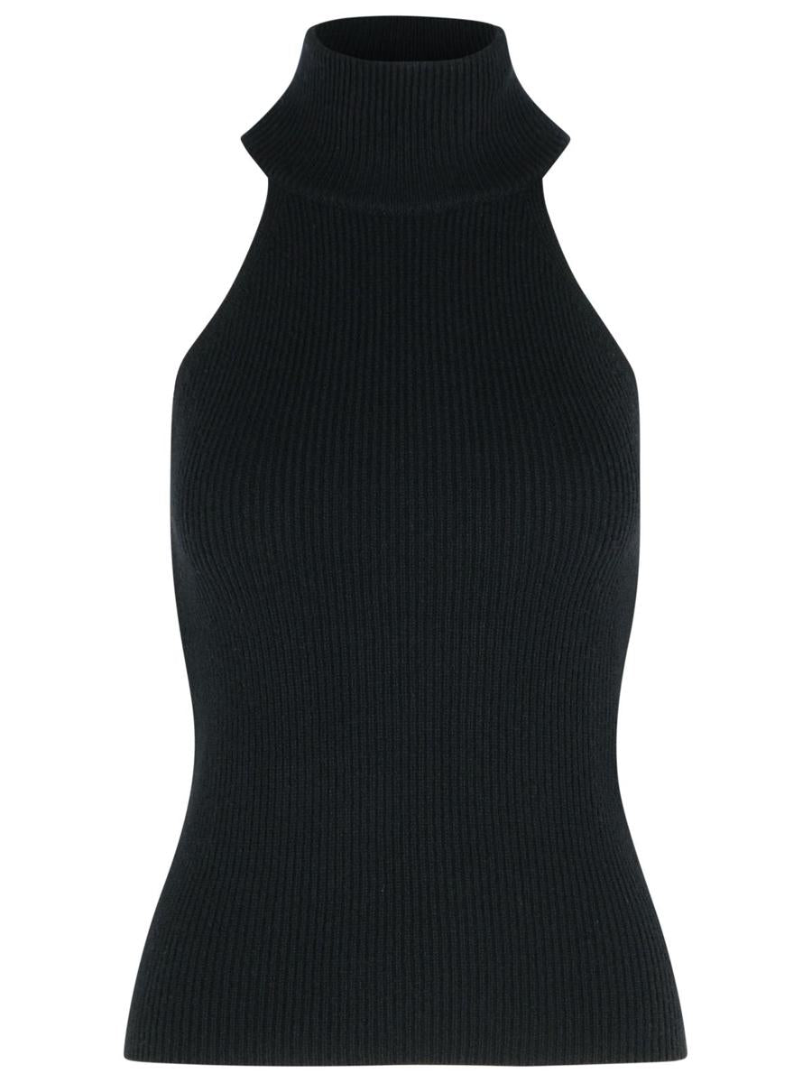 Lisa Yang 'Freya' Black Cashmere Top