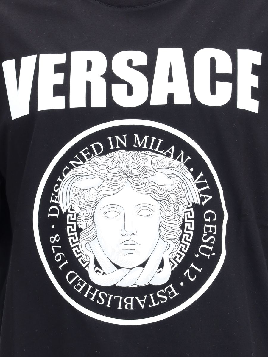 Versace T-shirt med logotyp