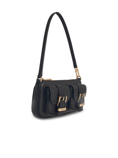 Michael Kors 'Zoe' svart läderväska