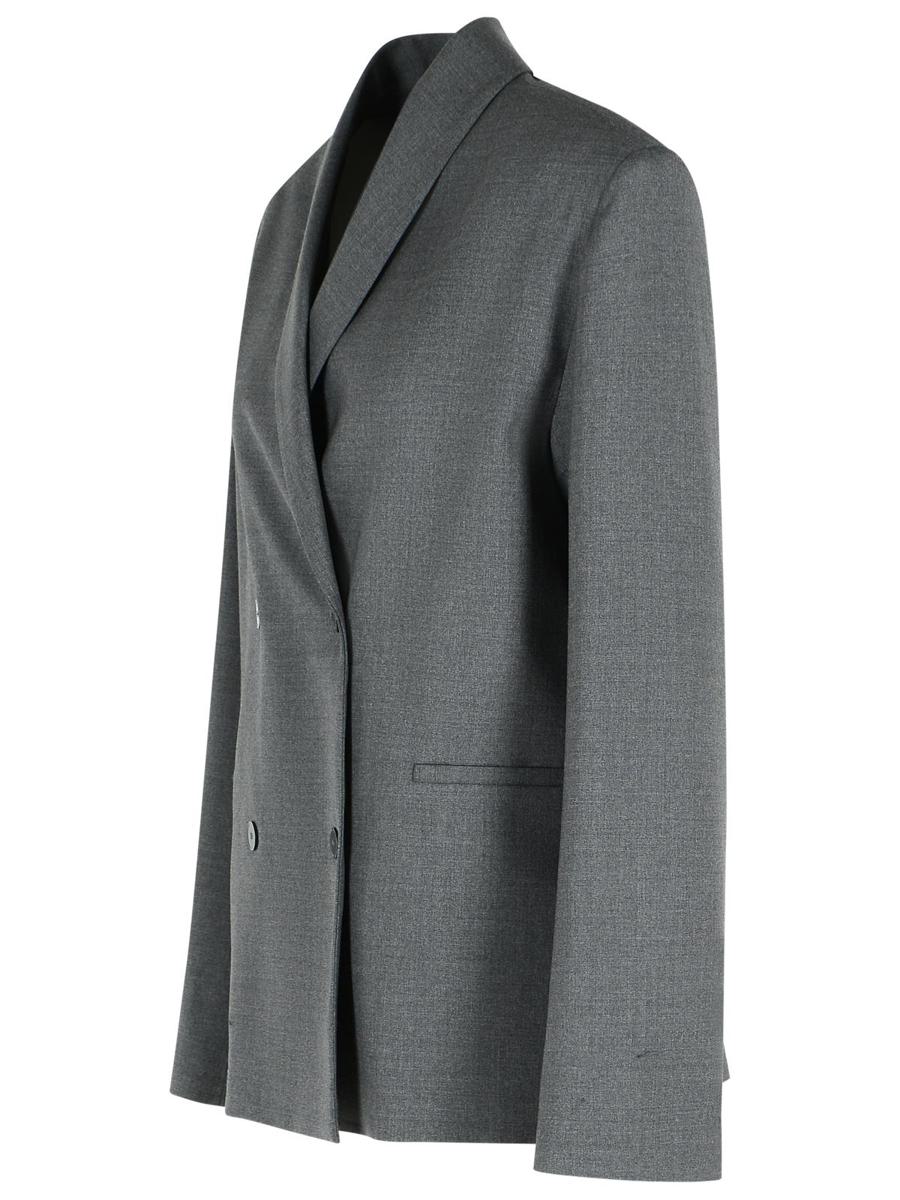 Loulou Studio 'Sancia' Graphite Virgin Wool Blazer