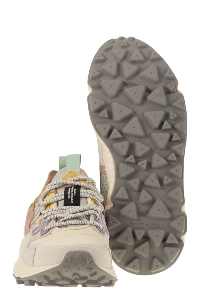Flower Mountain Yamano 3 - Sneakers i mocka och tekniskt tyg