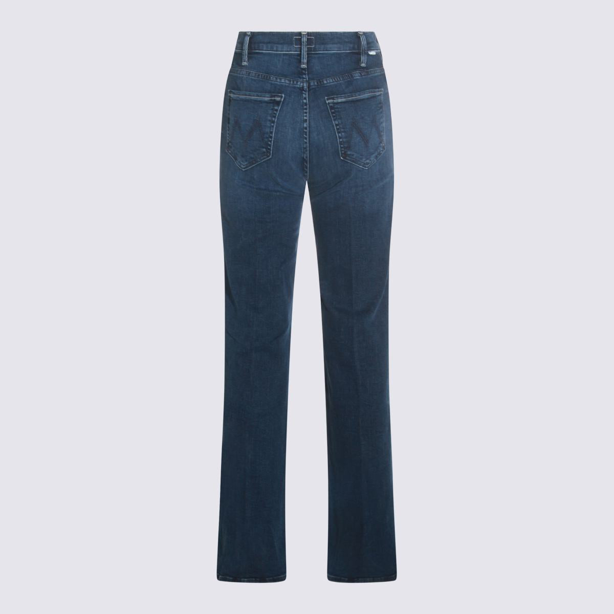 Blå bomullsjeans från Mother