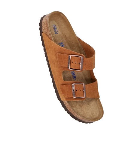 Birkenstock Mocka Arizona Sandaler Minkbruna