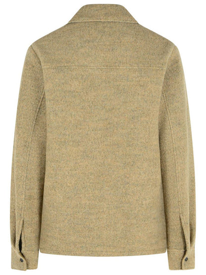Jil Sander Beige Jacka i Ullblandning