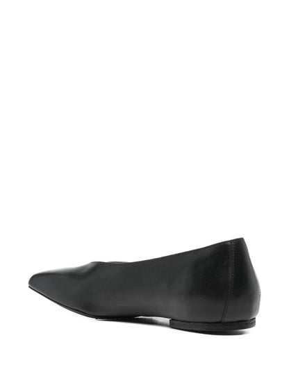 Rick Owens läderbalettskor