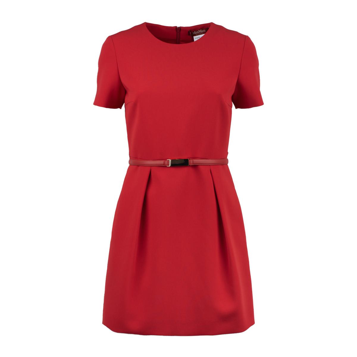 Max Mara Röd Cady Miniklänning