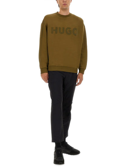 Hugo Boss överdimensionerad tröja med logotyp
