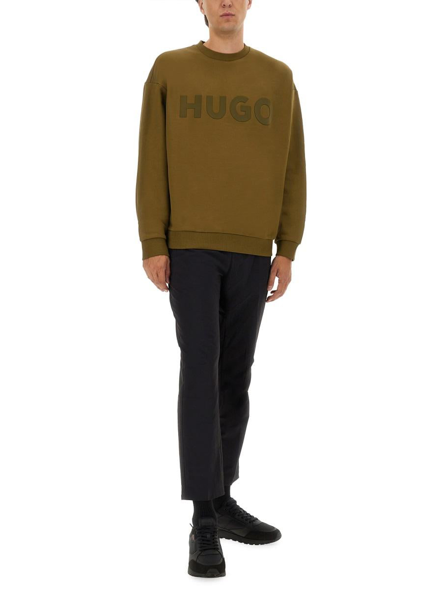 Hugo Boss överdimensionerad tröja med logotyp