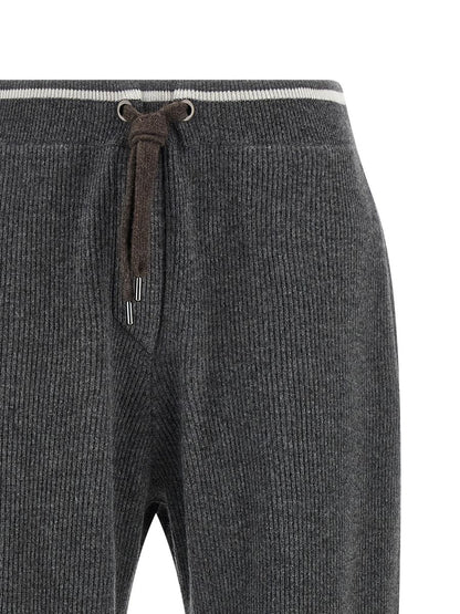 Brunello Cucinelli Engelska Ribbade Byxor