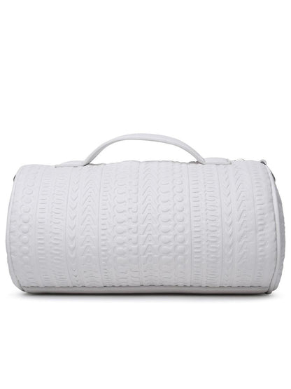 Marc Jacobs 'Duffle' vit läderväska