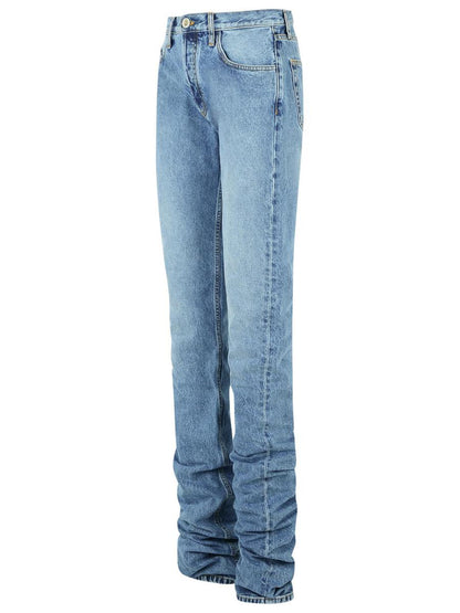 Attico blå denimjeans