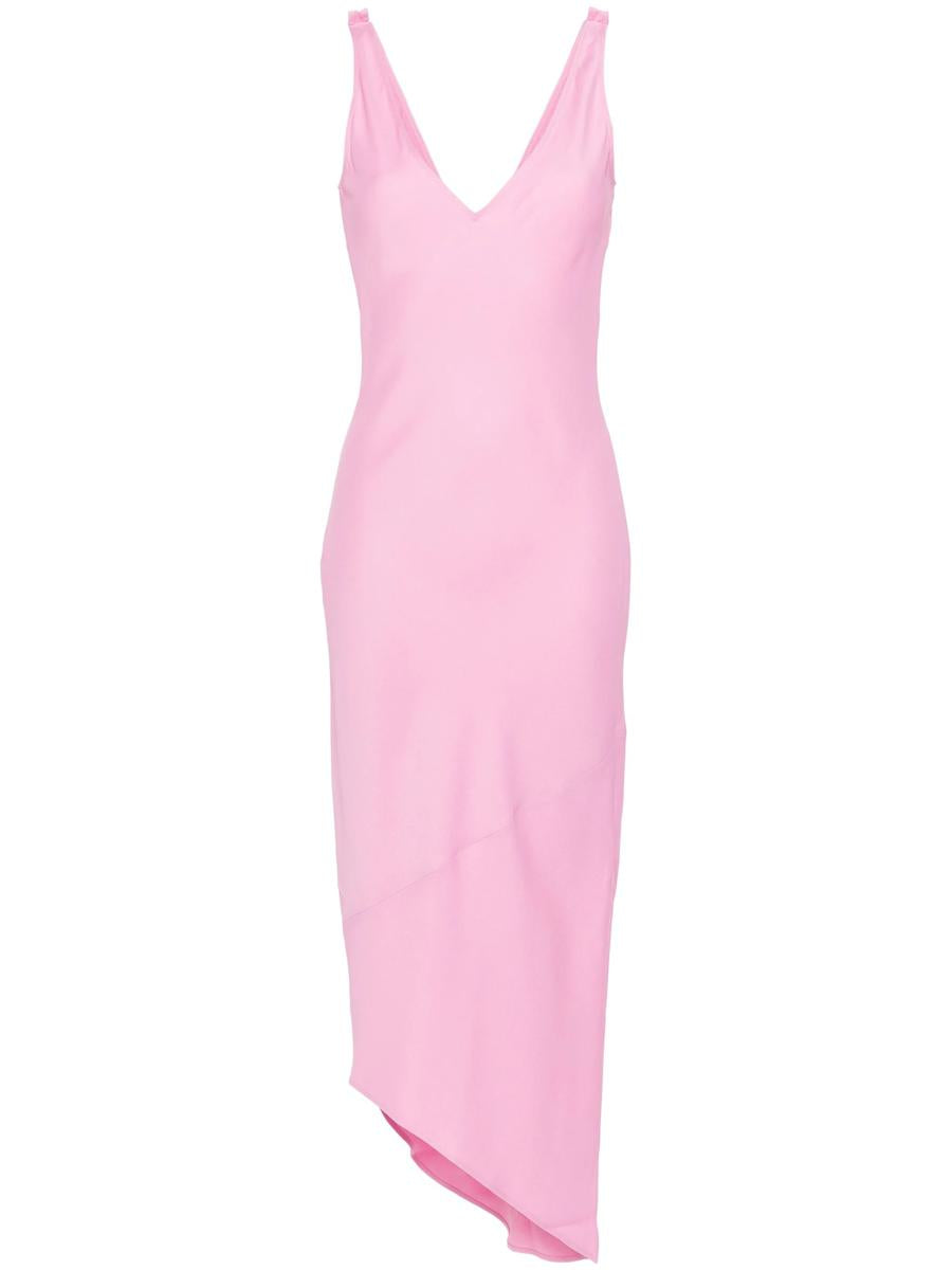 JW Anderson V-ringad midiklänning i crepe