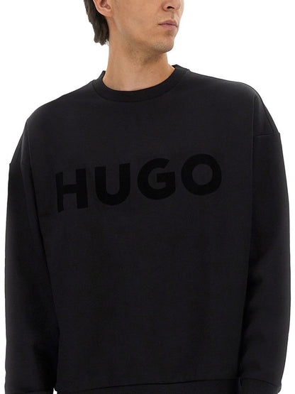 Hugo Boss överdimensionerad tröja med logotyp