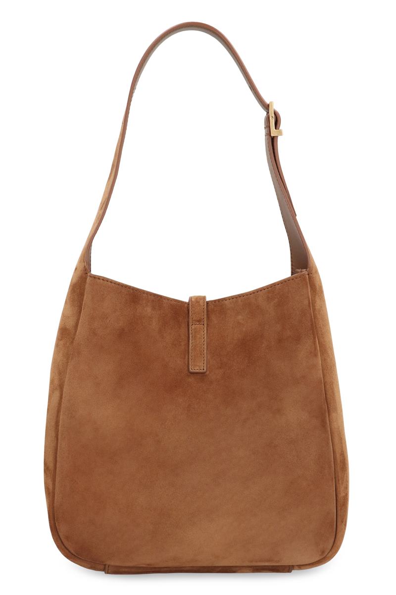 Saint Laurent Le 5 À 7 Piccola Handväska i mocka